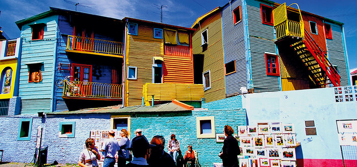 Stadtviertel La Boca in Buenos Aires