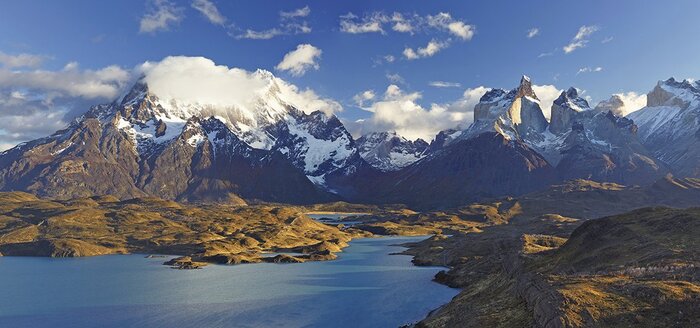 Bergmassiv im Torres del Paine
