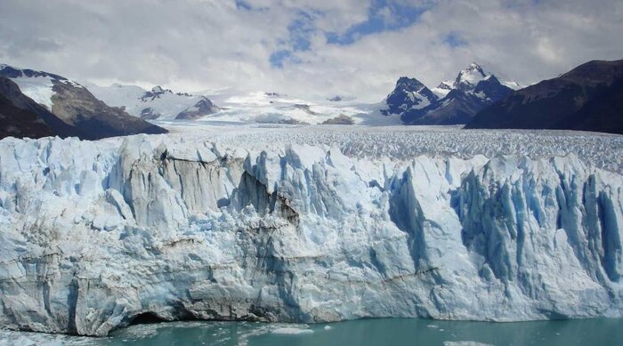 Gesamtansicht des Perito Moreno Gletschers