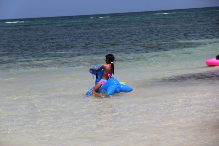 Baden in der Karibik