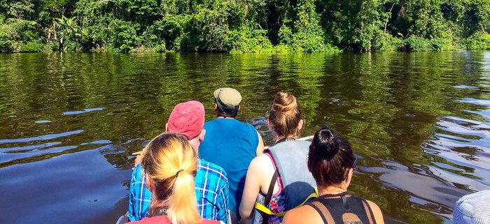 Bootsfahrt im Tortuguero