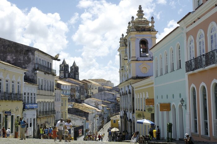 Straßenszene in Salvador de Bahia