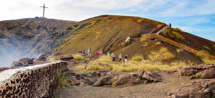 Krater des Masaya-Vulkans