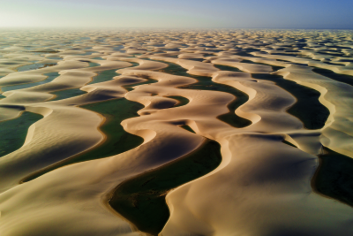 Spektakuläre Dünenlandschaft Lençois Maranhenses