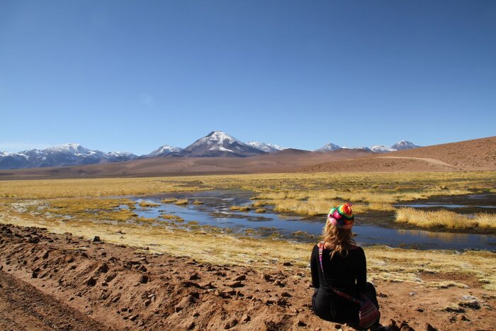 Ein Blick in die Ferne: Die Atacama-Wüste (© Sernatur)