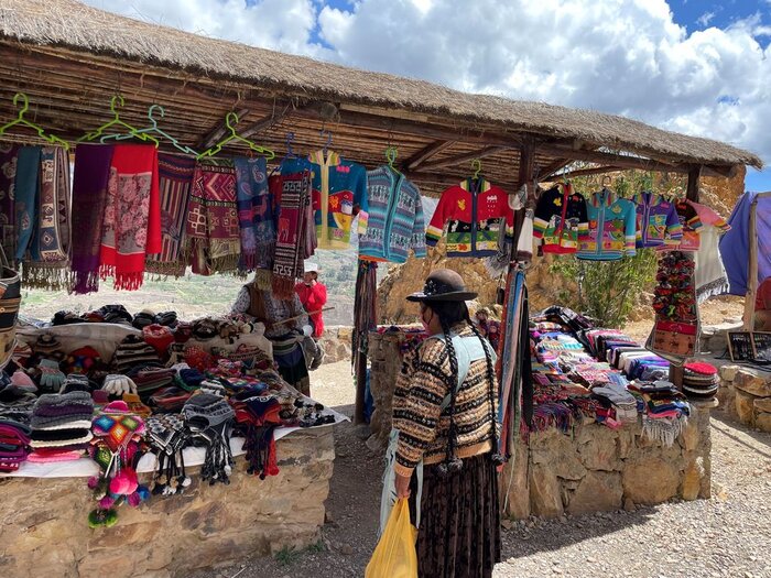 Marktstand im Colca Tal