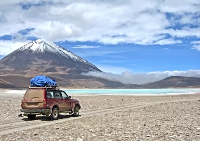 Laguna Verde am Vulkan Licancabur