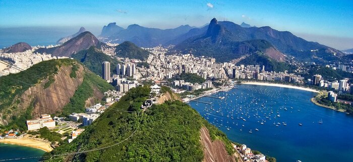 Blick auf Rio