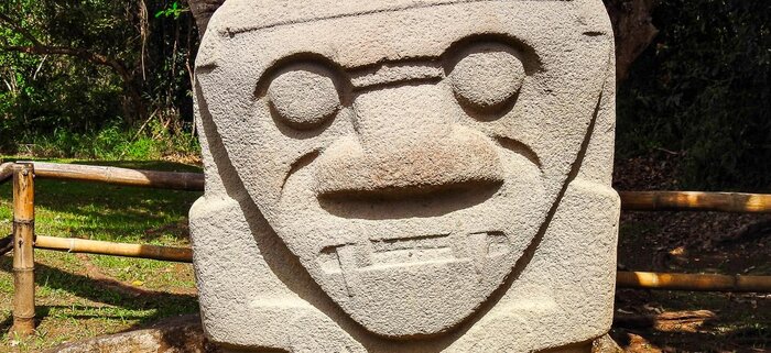 Statue in San Agustin