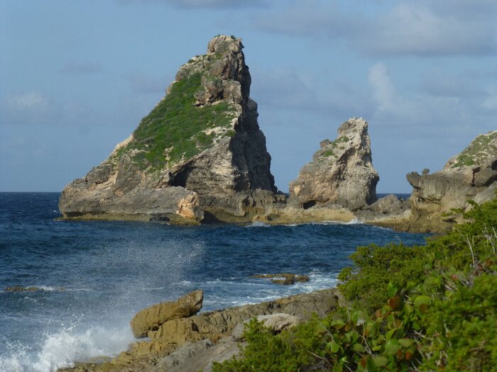 Felsspitzen; Kap Pointe des Chateaux