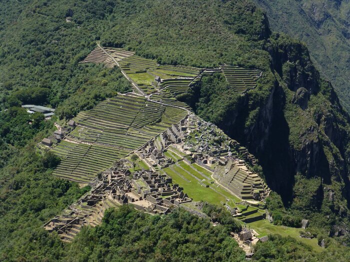 Blick auf Machu Picchu