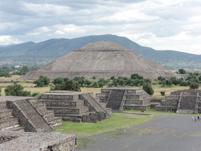 Sonnenpyramide in Teotihuacan