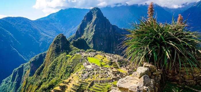Blick auf Machu Picchu